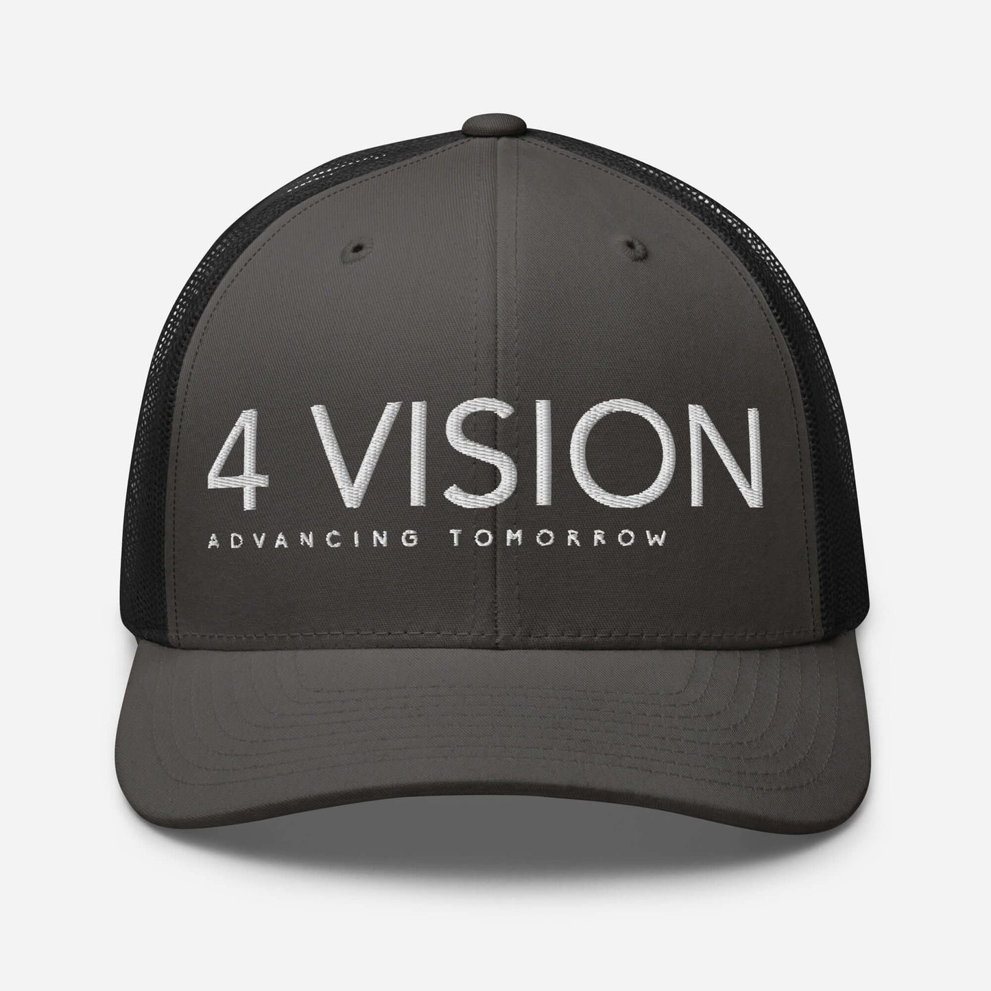 4 Vision Classic Mesh Trucker Cap – Six-Panel Adjustable Hat featuring a modern design and mesh back for comfort.