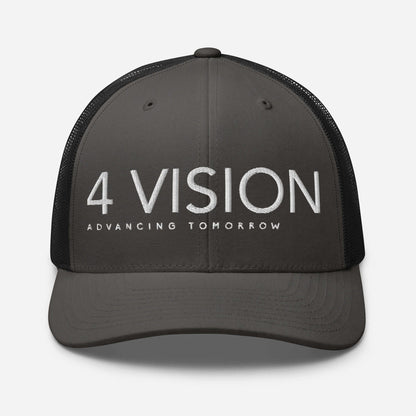 4 Vision Classic Mesh Trucker Cap – Six-Panel Adjustable Hat featuring a modern design and mesh back for comfort.