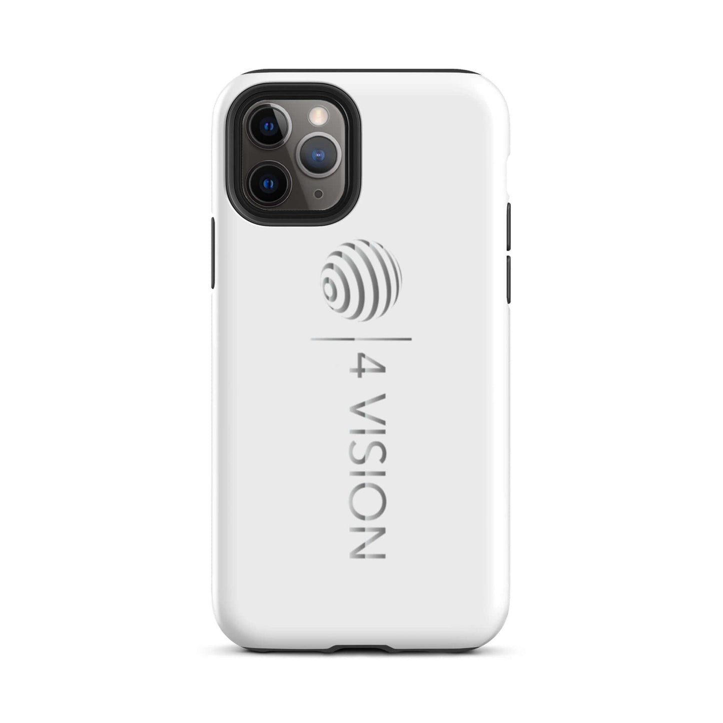 4 Vision Dual-Layer Protective Phone Case – Shock Absorbing & Stylish on a smartphone, showcasing modern design and durability.