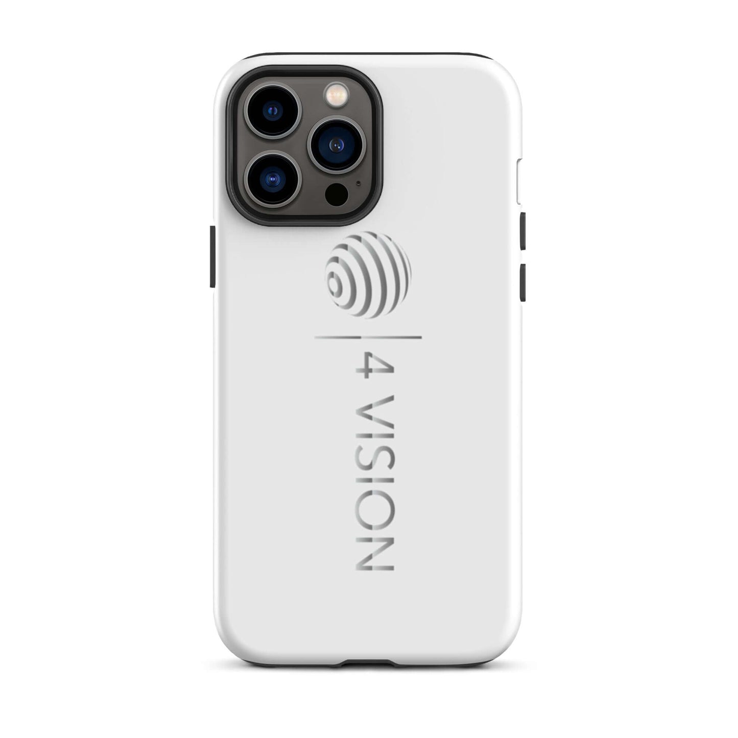 4 Vision Dual-Layer Protective Phone Case – Shock Absorbing & Stylish with sleek design and logo.